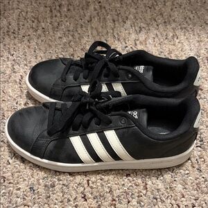 Adidas Classic Black with White Stripes Shoes